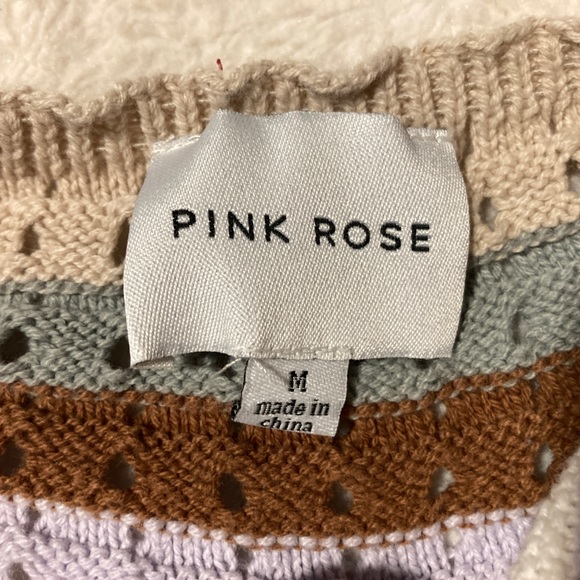 Multicolor Pastel Crochet Sundress - Picture 4 of 4